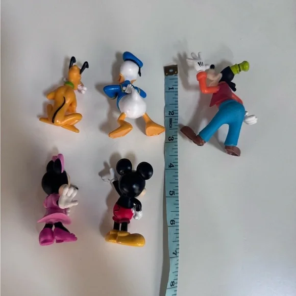 Disney Mickey Mouse Clubhouse Collectible Figure Set-5 Piece Mickey Minnie Pluto - Picture 5 of 8